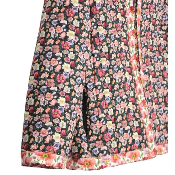 Sea New York Leslie Quilted Floral Cotton Jacket Pink Black Size Small - Picture 9 of 16